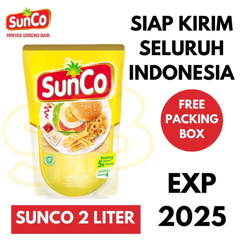 

12.12 Product HOT (Semarang) Minyak Goreng SunCo 2 LT buruan