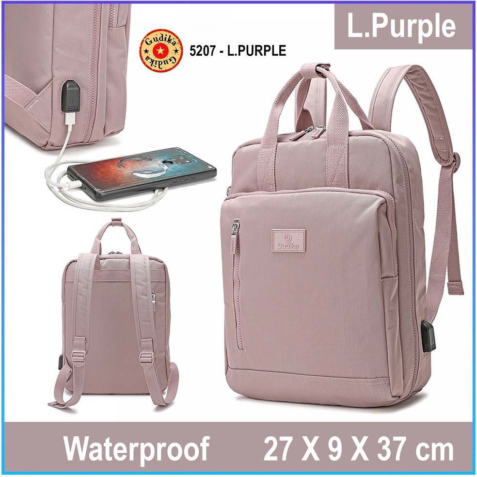 HARGA BERSAHABAT GUDIKA 5207 - Tas Ransel Punggung Gendong Backpack Travel Laptop Buku Paket Baju Ba