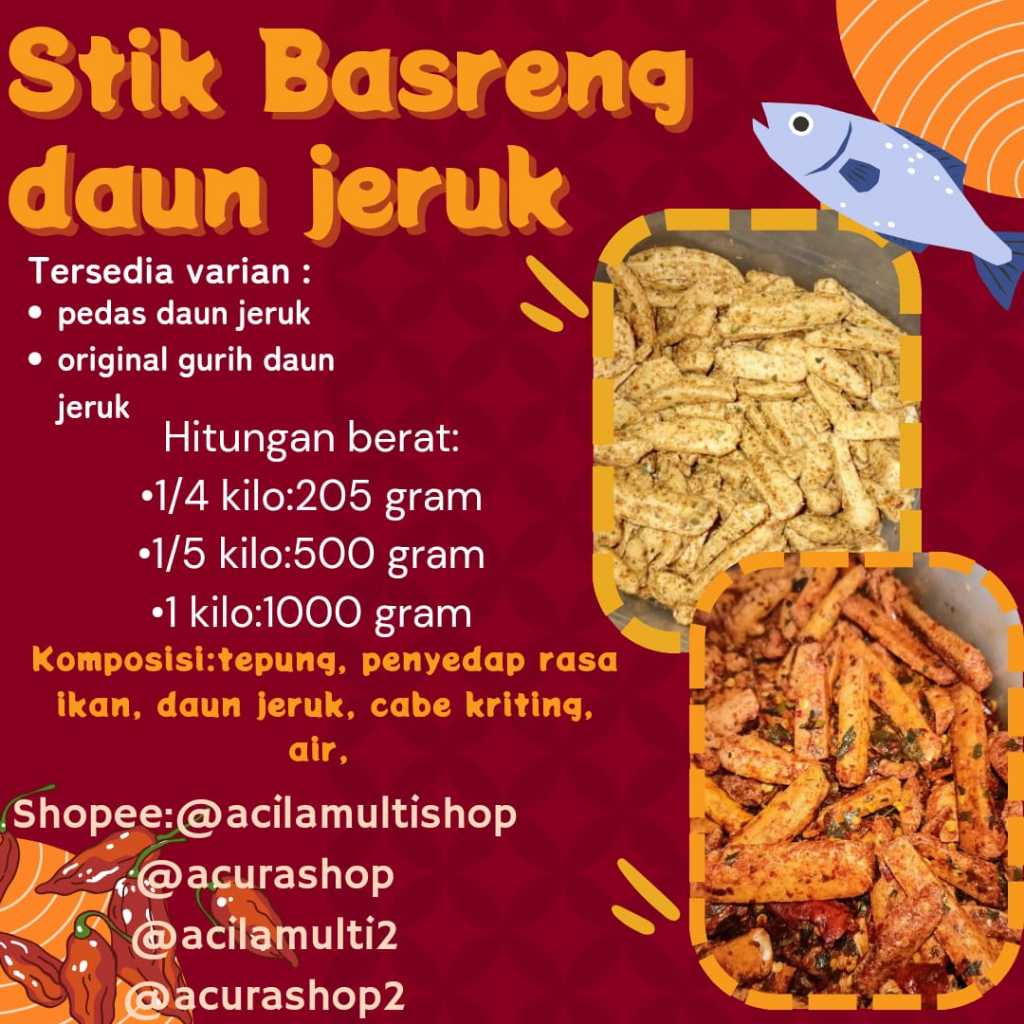 

BASRENG PEDAS DAUN JERUK 1 KG