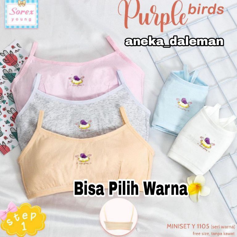 Terlaris.. SOREX MINISET REMAJA TALI KECIL | MINISET SOREX  Y 1105 / Y1105 BUSA TIPIS