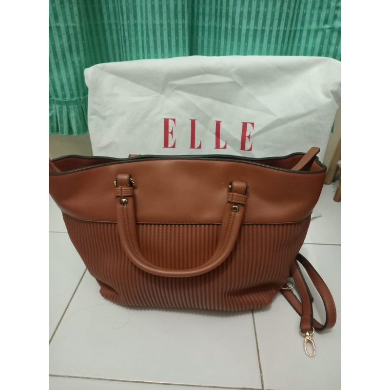 Tas kulit Preloved wanita Elle