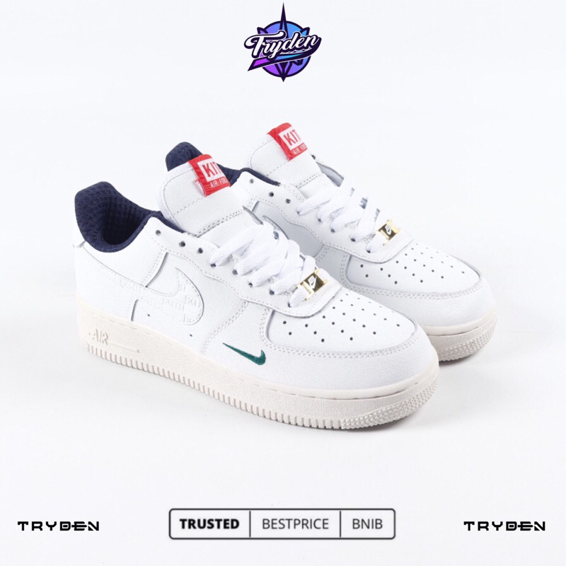 Sepatu Nike Air Force 1 Low x Kith White