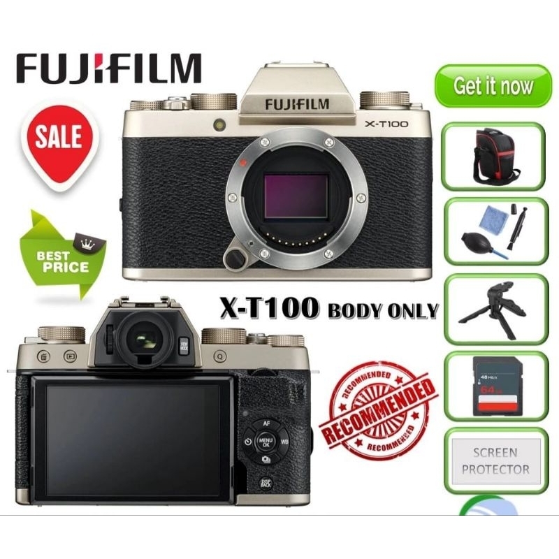 FUJIFILM X-T100 KIT 15-45MM - FUJIFILM X-T100 BODY ONLY / ORIGINAL