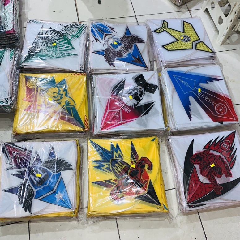 MENARIK (1 Pack) Layangan Sukoi Standar kualitas diatas sukoi sayur murah bagus/ grosir layangan suk