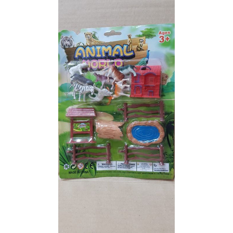 Mainan Animal World Set || hewan