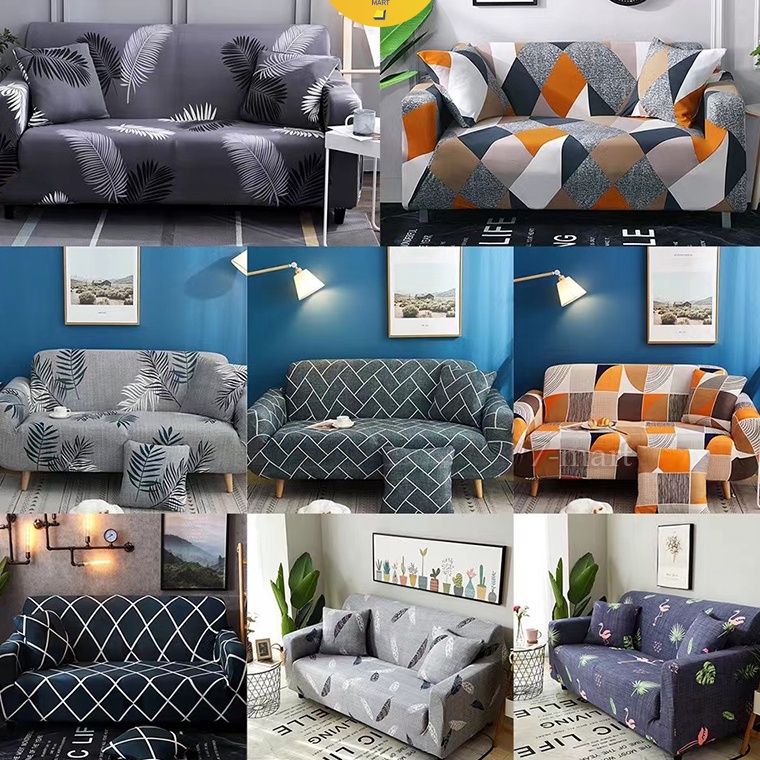 Murah.. Cover Sofa Sarung Sofa 1/2/3/4 Seater Sofa Cover Elastic Sarung bantal sofa Cushion Protecto