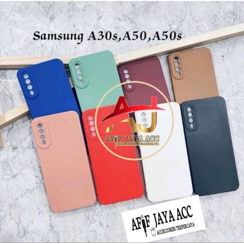 Softcase Pro Camera Macaron Samsung A50/A50S/A30s Silikon Casing Pro Camera Macaron Samsung A50/A50S