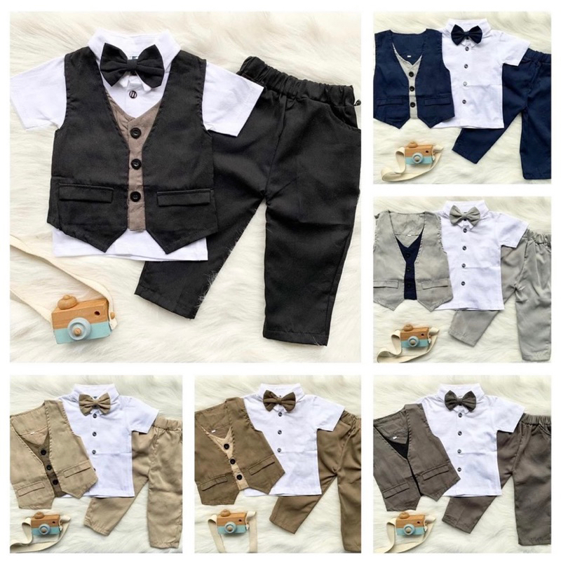 Setelan jas anak laki laki / baju pesta anak laki laki ( 1-6 tahun)