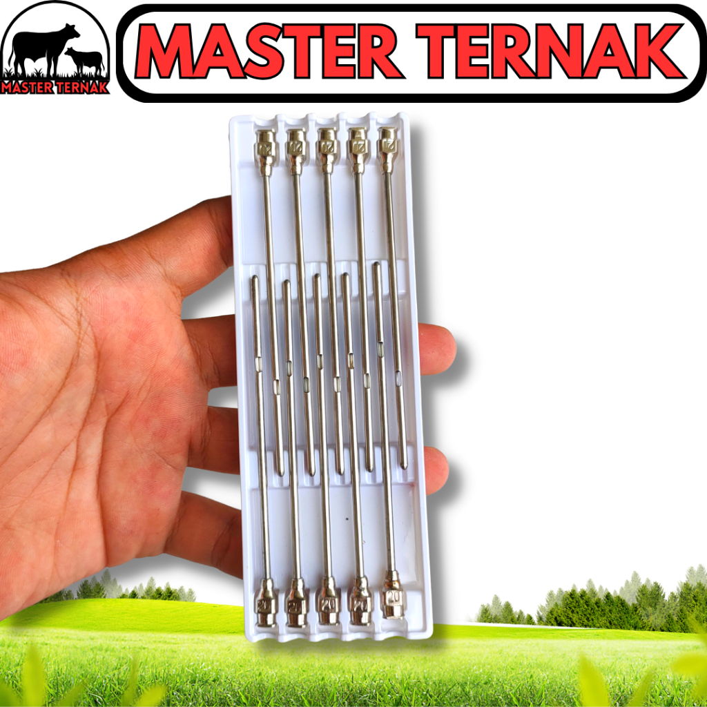 Jarum Suntik Tumpul Reusable Untuk Pengobatan Suntik Mastitis Ambing Sapi Kambing Domba