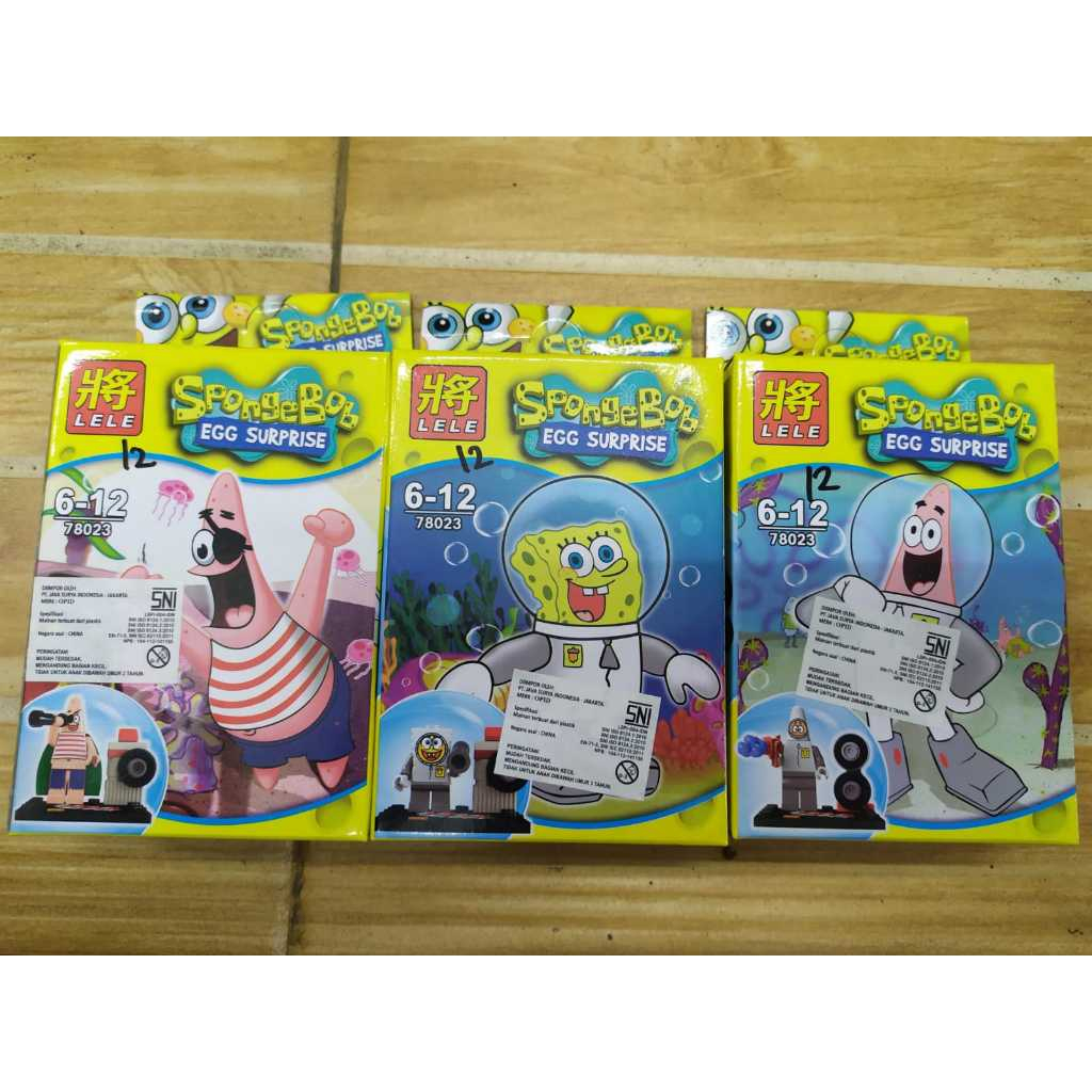 mainan anak lego spongebob