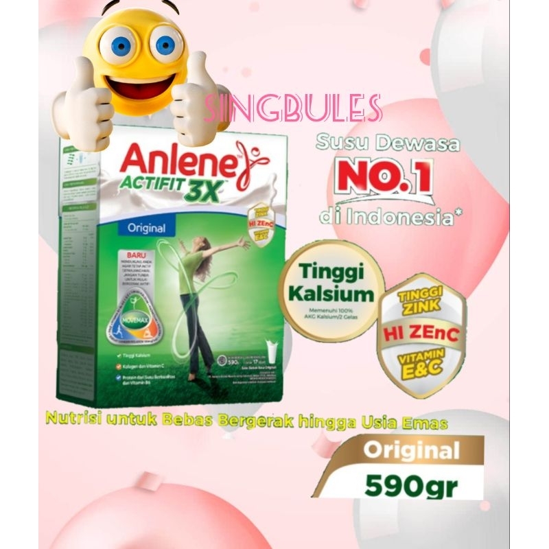 

Anlene kalsium vanila activit 3x 590gr 1pcs