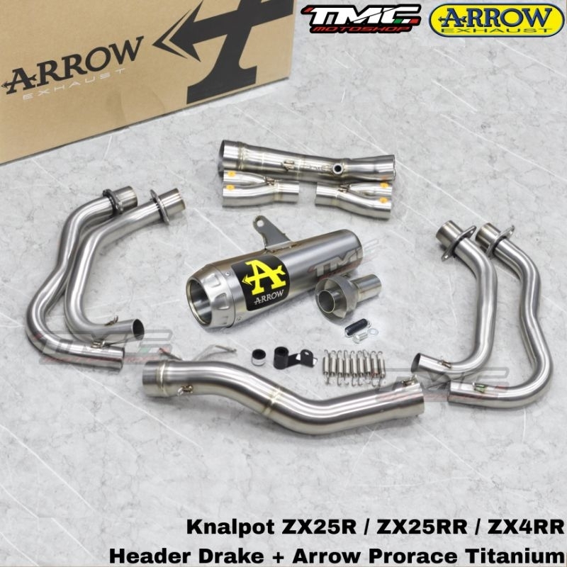 Knalpot ZX25 ZX25R ZX25RR ZX4RR Arrow ProRace fullsystem