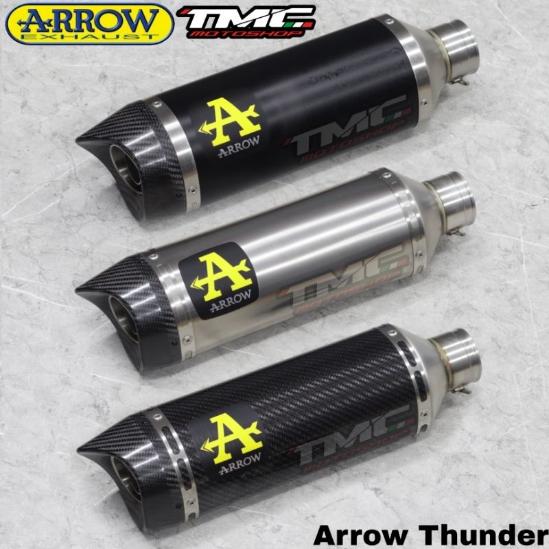 Knalpot Arrow Thunder silencer only ZX25 ZX25RR ZX25R CBR250RR CBR250 Ninja250 R25