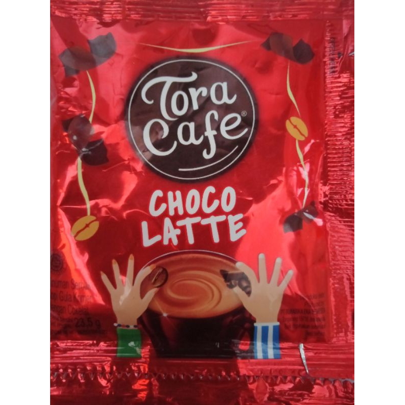 

kopi tora cafe choco latte per renceng isi 10 sachet