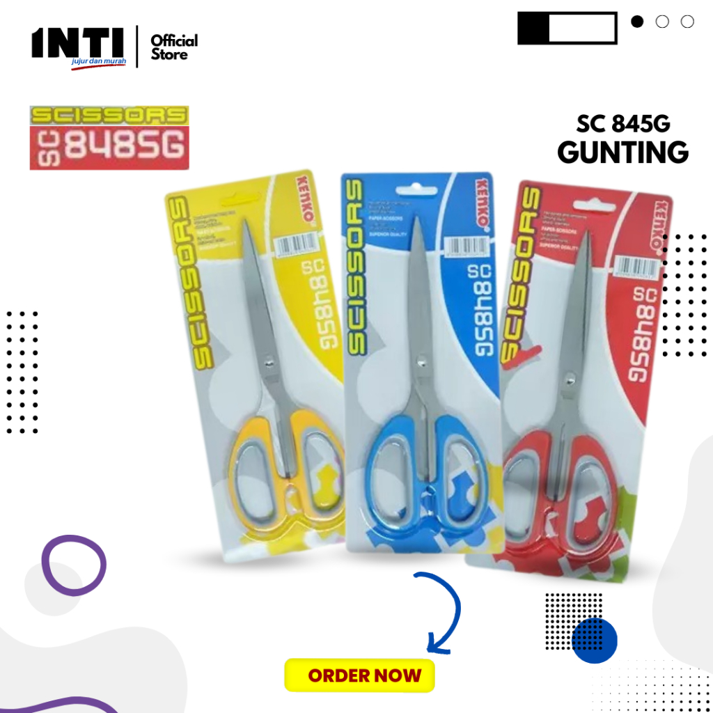 

KENKO Gunting Besar SCISSOR SC-848SG Soft Grip Large