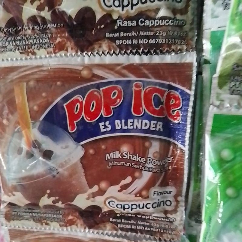 

pop ice cappucino