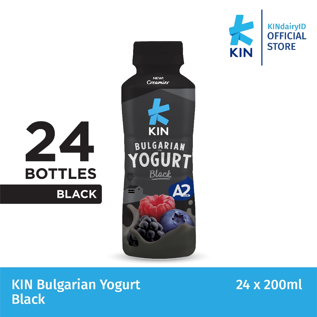 

KIN BULGARIAN YOGURT BLACK (24x200 ML)