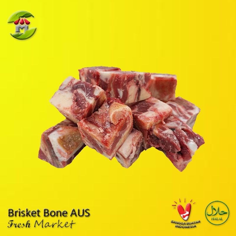 

[JAKBAR] Brisket Bone Tulang Iga Gondrong Sapi Import AUS Pack 450gr - 500gr