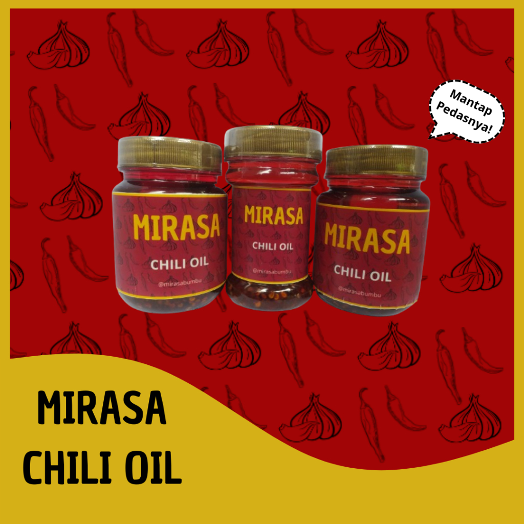 

Bundling Package isi 200gr dan 150gr Chili Oil / Chili oil fresh / Chili Oil Handmade / Chili Oil Halal