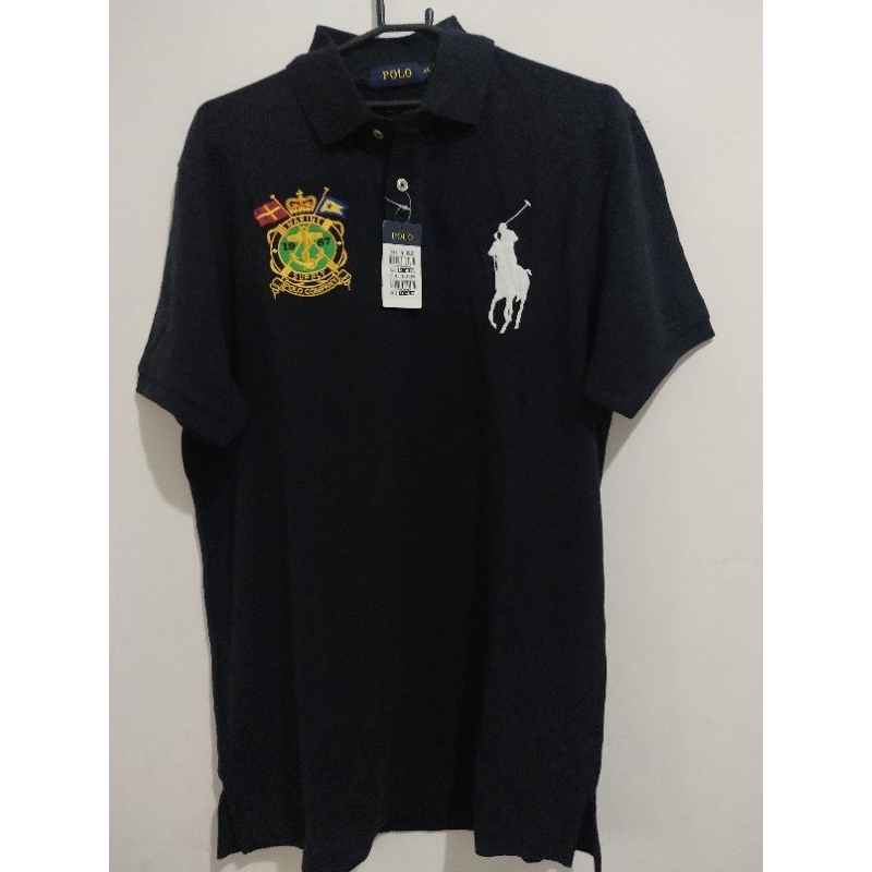 Polo Ralph Lauren Polo Shirt Original Big Logo Marine Edition Size XL New