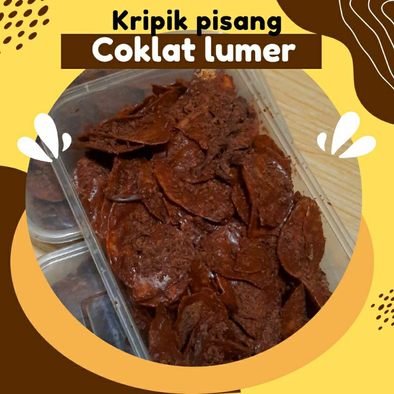 Kripik pisang coklat lumer