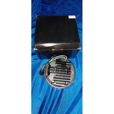 Lampu Headlamp Depan Daymaker 5.75inch 16 LED Dus Hitam