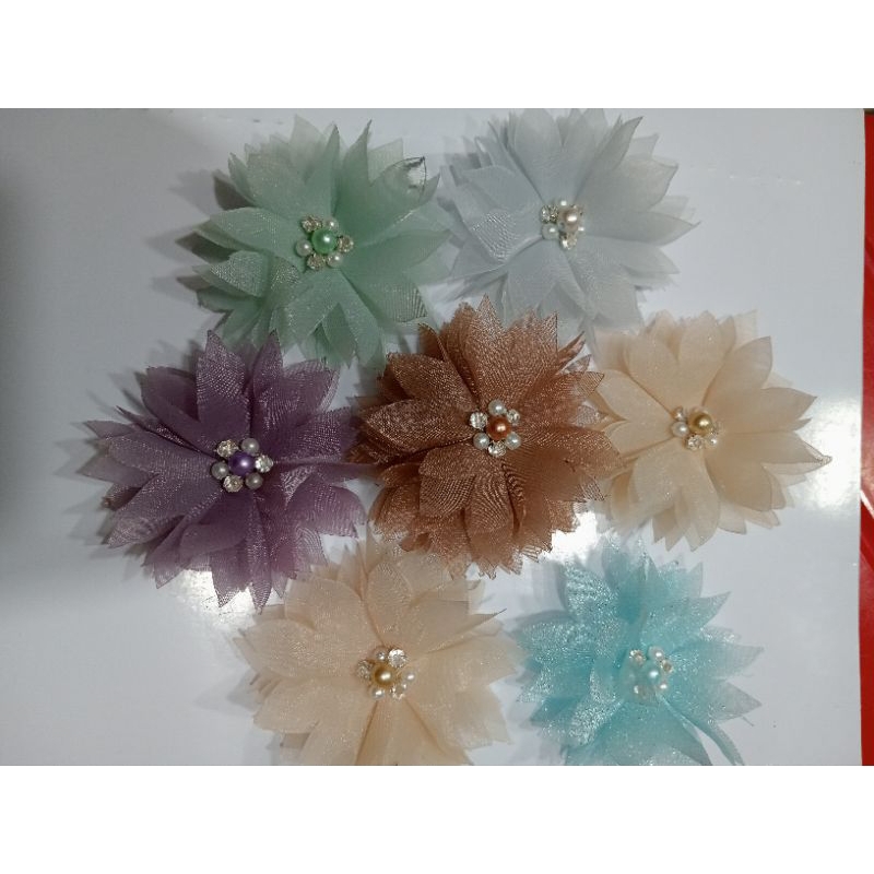 AKSESORIS BUNGA 3D SELENDANG/KEBAYA/BUNGA PAYET KEBAYA SATUAN