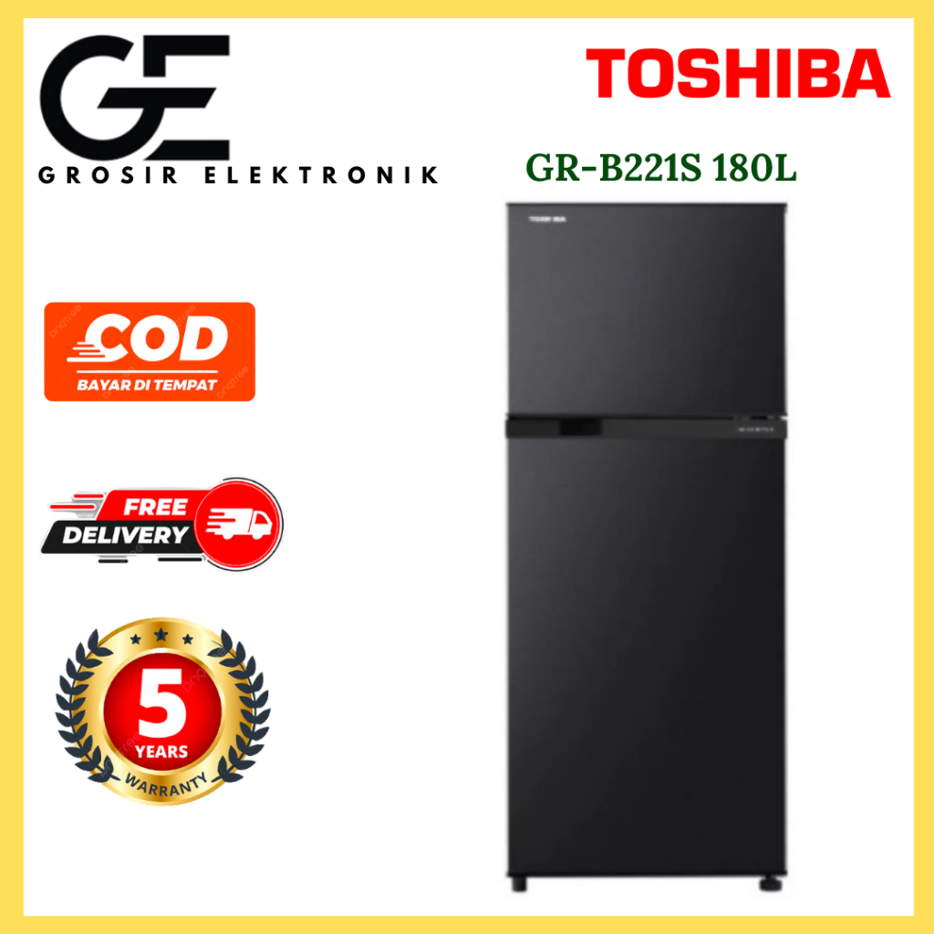 Toshiba Kulkas 2 Pintu GRB22IS
