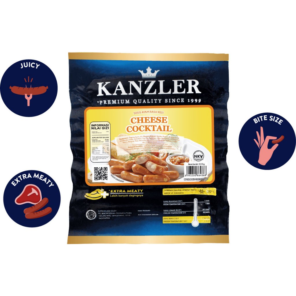 

Kanzler Cheese Cocktail 500 gr