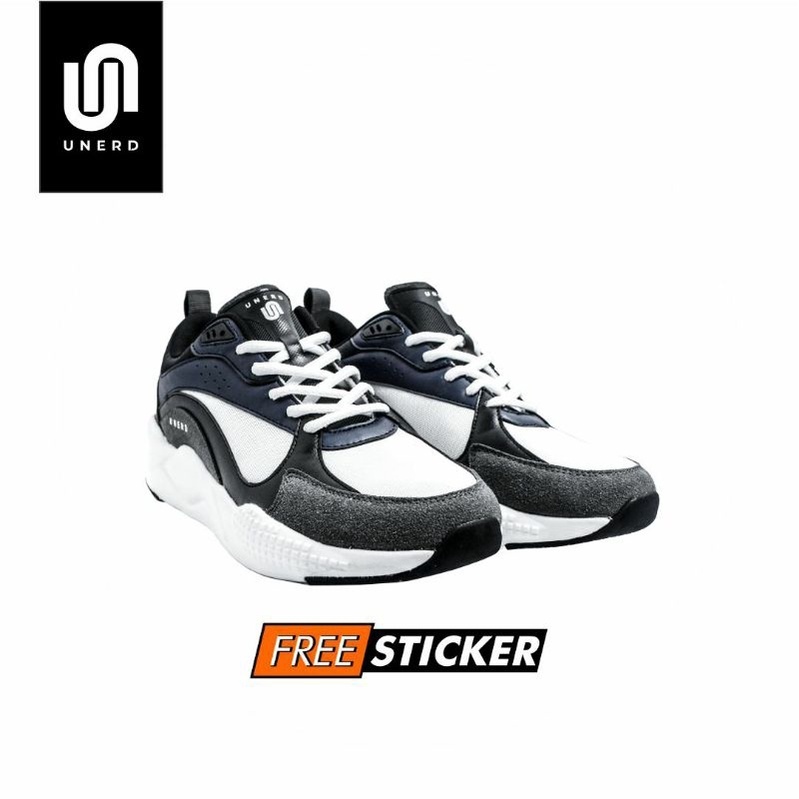UNERD | Yukkuri Navy Blue | Sepatu Sneakers Casual Pria Wanita