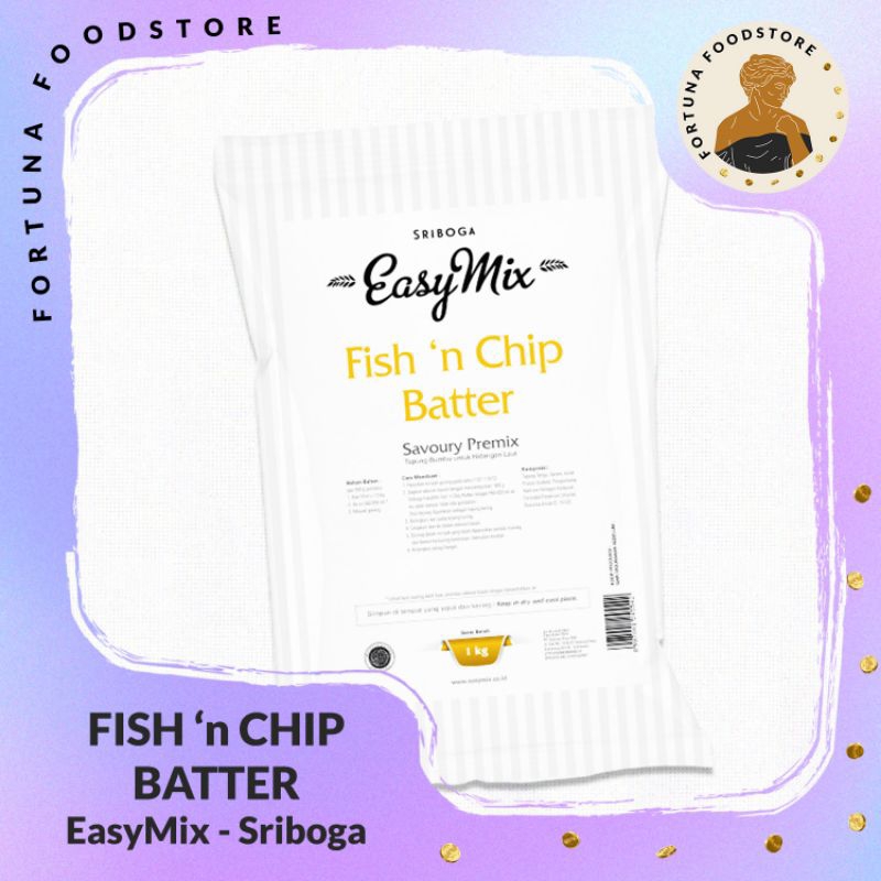 

Sriboga Easymix Fish 'n Chip Tepung Siap Pakai 1kg