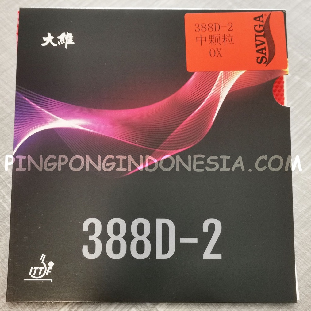 Star Dawei 388 D-2 OX - Karet Bintik Bertahan Panjang Long Pips 388D 388D2 D2 serbuuu 