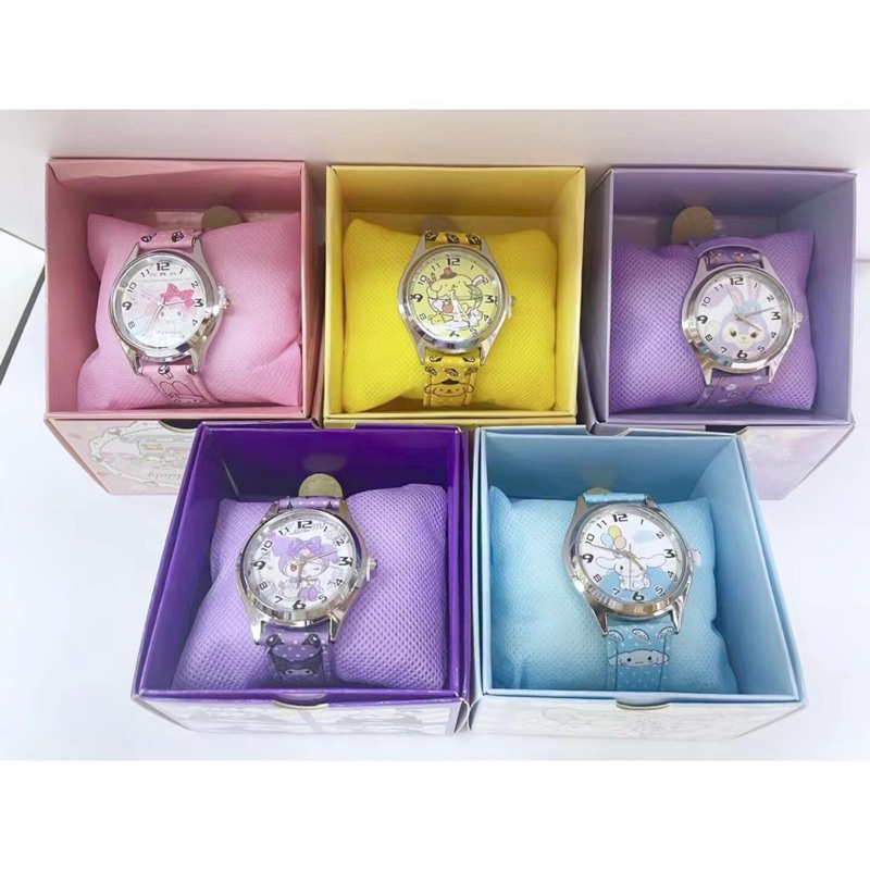 Jam Tangan Anak Lucu Kuromi Analog Lucu Karakter Jam Tangan Anak Perempuan Model Imut Tampilan Lucu