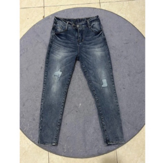 JEANS WANITA 7/9 PINGGANG KARET