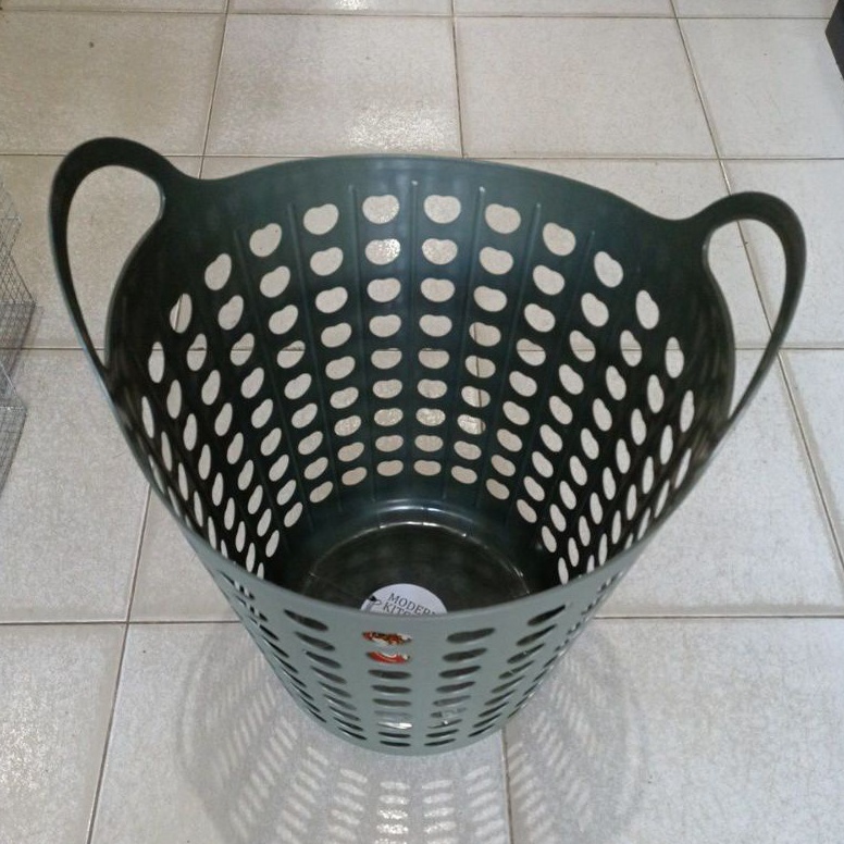 Harga Termuraah.. Keranjang Baju Jumbo / Keranjang Pakaian Kotor Plastik Jumbo Bulat / Keranjang Pla