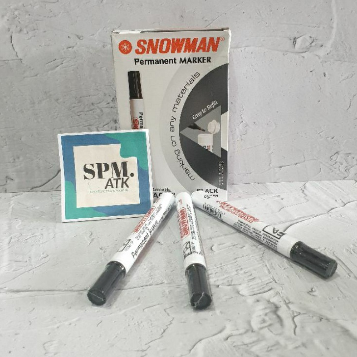 

Terkini Spidol Permanent Snowman AG-12 Murah