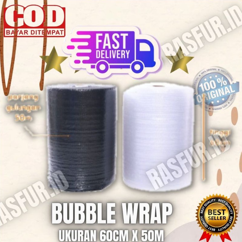 

12.12 Brands Festival Bubble Wrap Ukuran 60CM x 50M Tebal Premium 