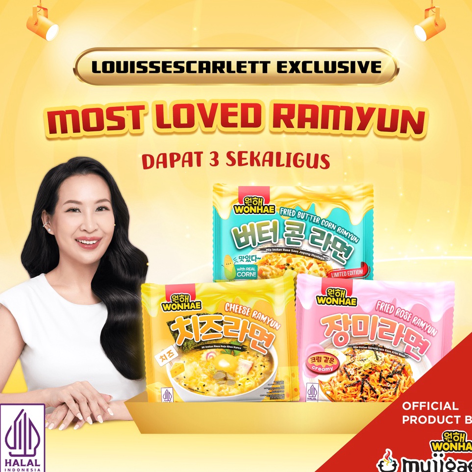 

QLFK5226 (COD )NEW_PRODUCT [Louisse Scarlett Exclusive] Most Loved Ramyun Wonhae