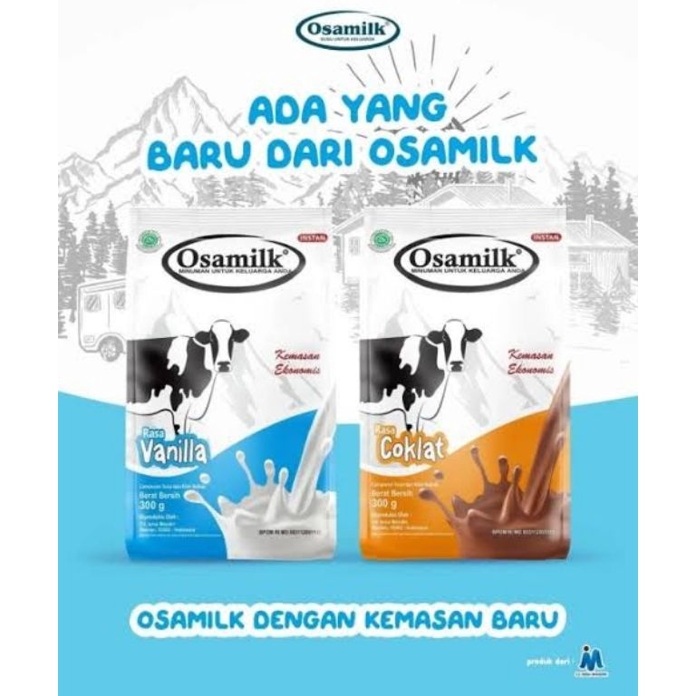 

F⚡ASH Baru OSAMILK 300 GRAM SUSU SAPI PENGGEMUK BADAN .,.,.,.,