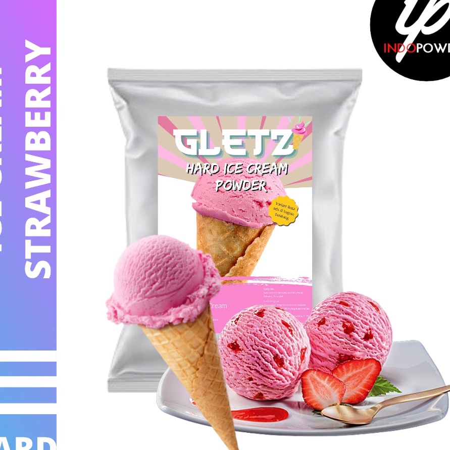 

VQSY8689 COD HARD ICE CREAM STRAWBERRY 1Kg - Bubuk Es Krim STRAWBERRY - Bubuk Es Krim - ICE CREAM Powder