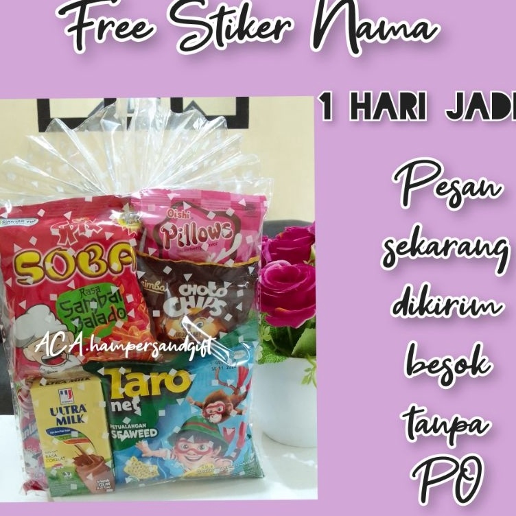 

KZKD2480 GROSIR paket snack ulang tahun anak / hampers anak / souvenir anak