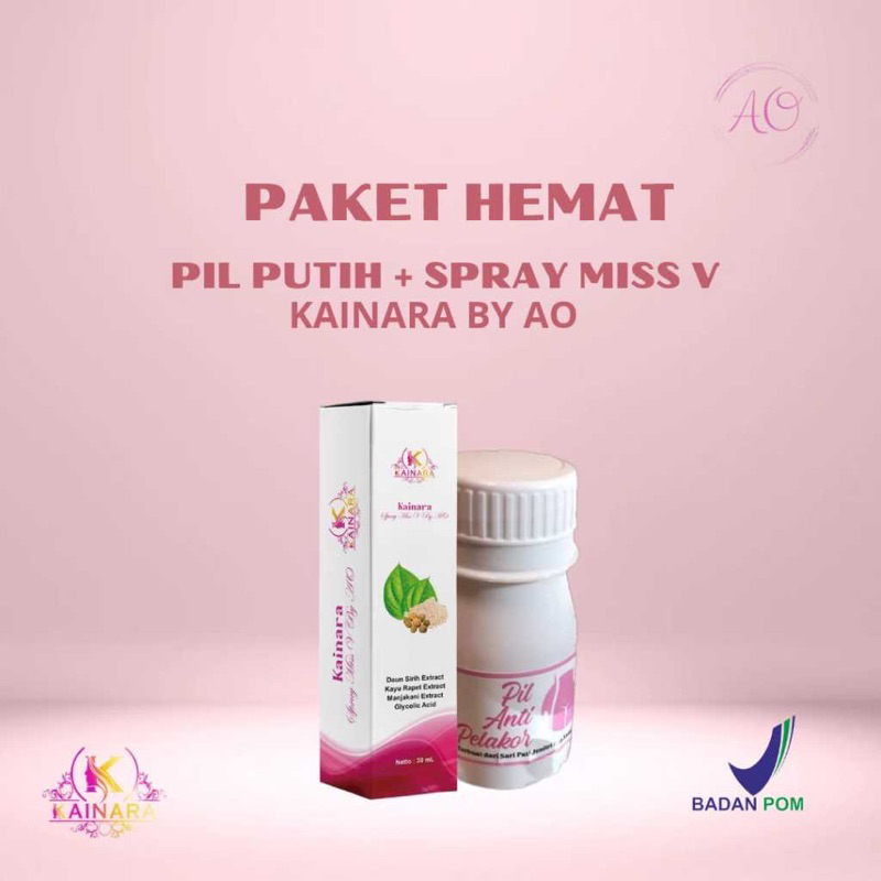 NEW Spray Miss V KAINARA BY AO || PERAWATAN KEWANITAAN || BISA COD