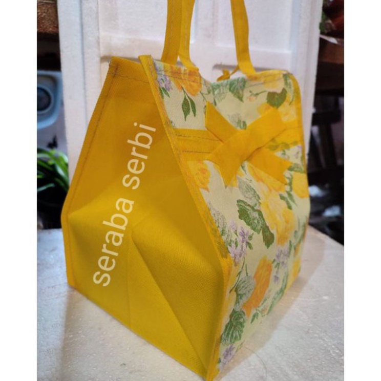 tas spunbond pita hajatan/ box nasi 18 x 18