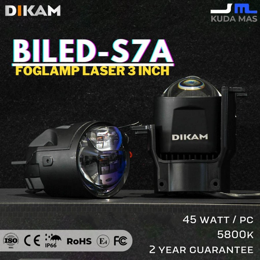 FOGLAMP LASER BILED DIKAM-S7A LASER 3INCH