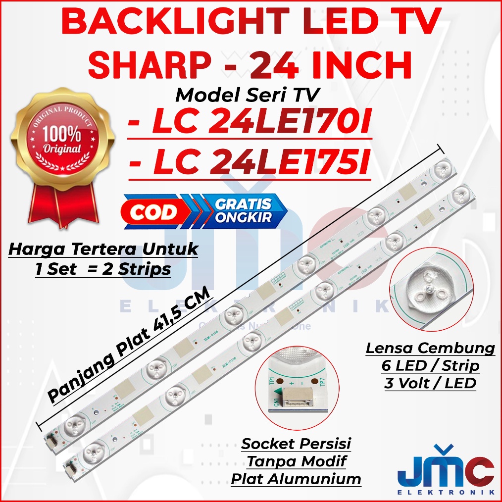 12.12 BRANDS FESTIVAL Backlight Tv Sharp 24 inch Lc-24Le170i 24Le175i Lc24Le170i Lc24Le175i 24Le170 