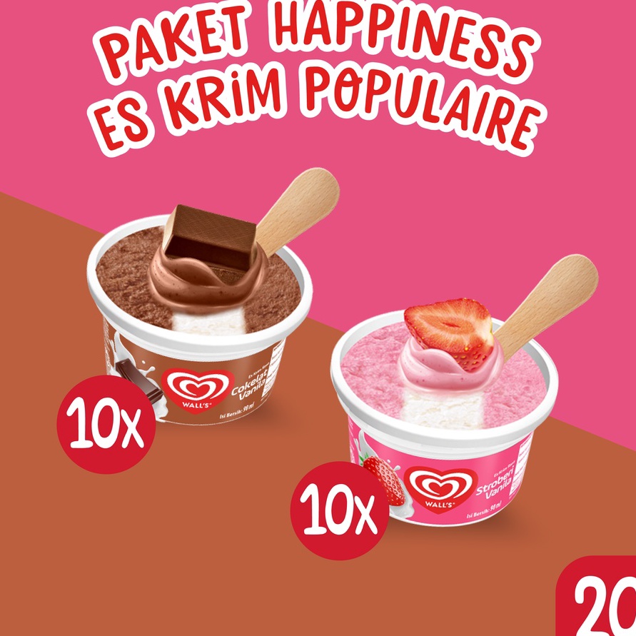 

ZFMD0725 Free Ongkir Paket Happiness Populaire - Es Krim Wall's