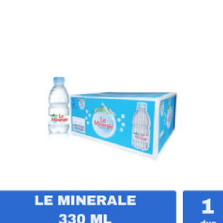 

HEMAT PROMO✅ LE MINERALE AIR MINERALE MINI 330 ML ISI 24 BOTOL PER DUS