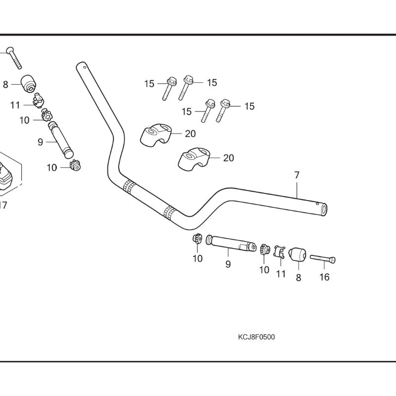BAUT KLEM STANG STIR HONDA TIGER REVO WIN100 HONDA WIN BUKAN ORIGINAL AHM