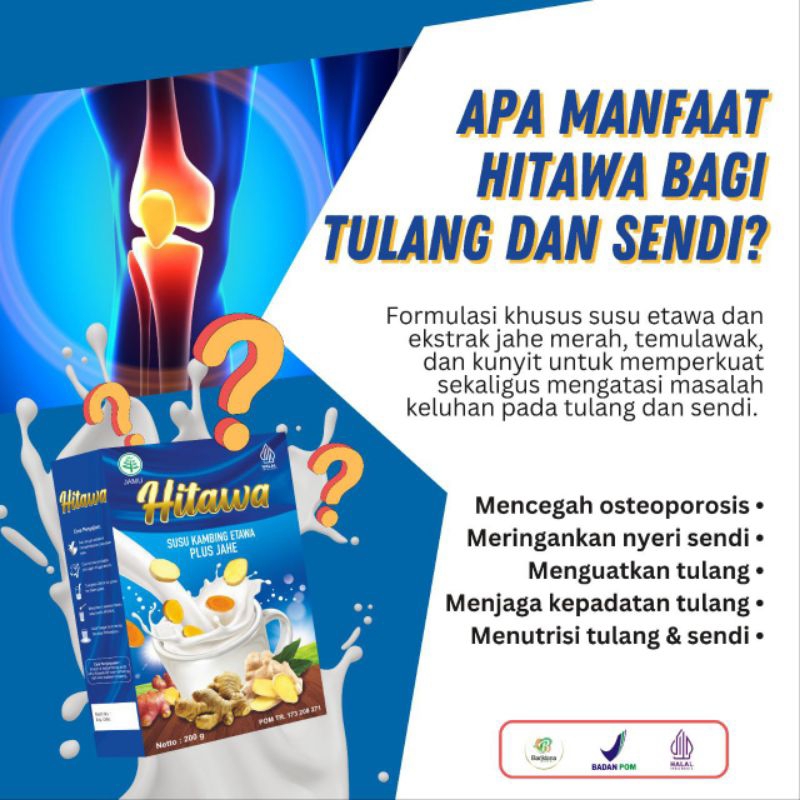 

HITAWA Susu Kambing Etawa Plus Herbal Jahe Merah 200gr