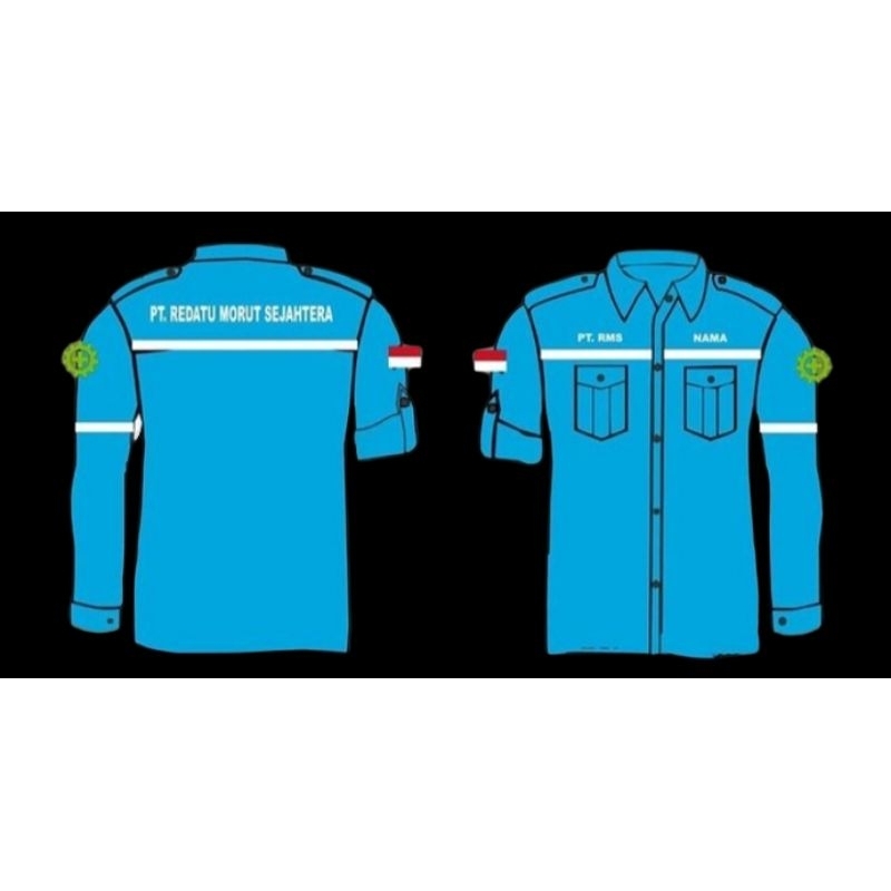 Seragam Kemeja PDL/PDH Lengan Panjang/Pendek Custom bebas. (Nagata)